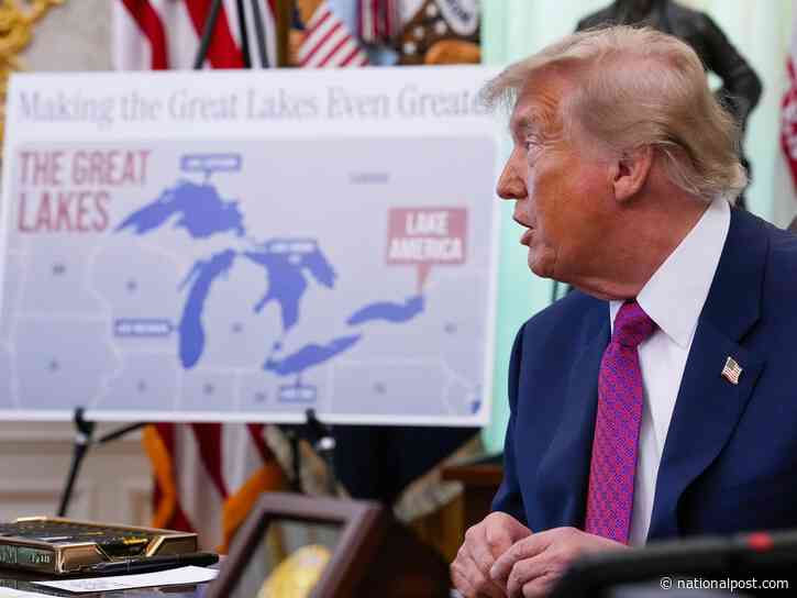 Trump signs executive order to rename Lake Ontario as Lake America