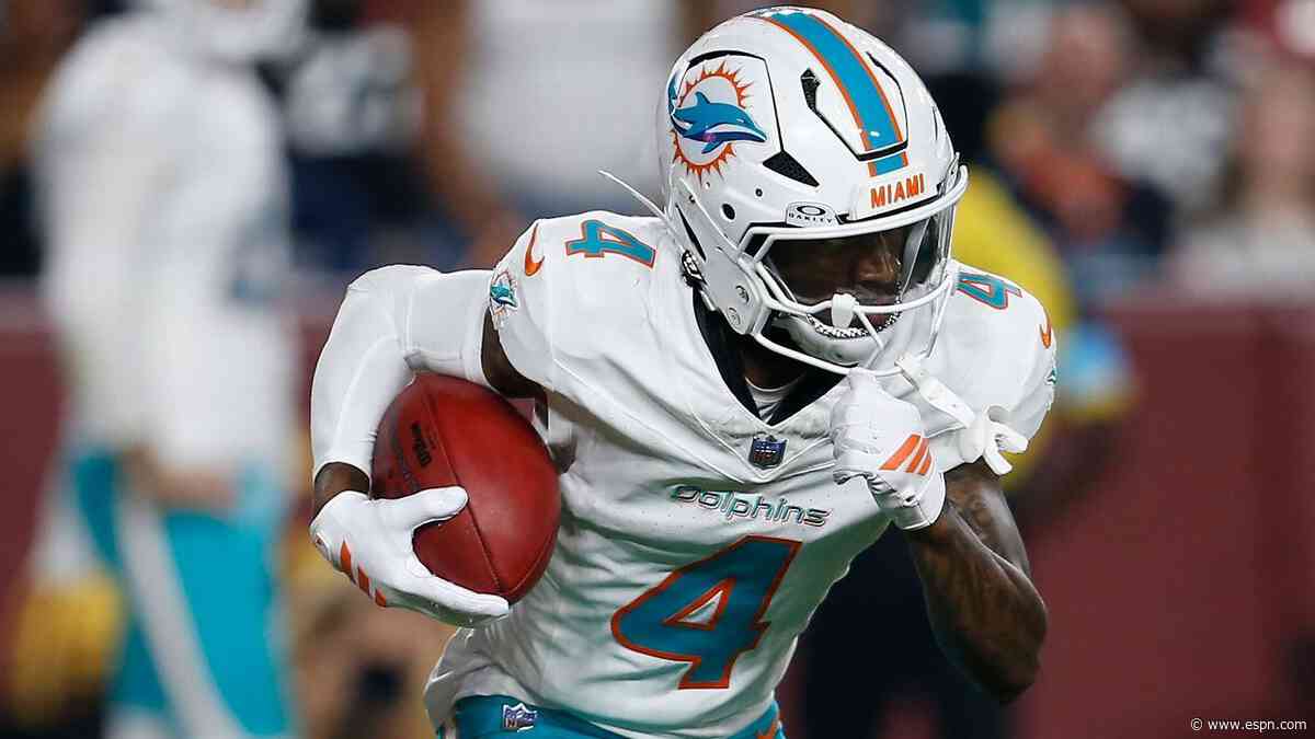 Sources: Dolphins trade WR Atwell back to Rams
