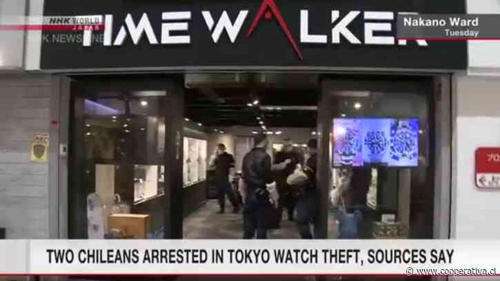 Dos chilenos fueron detenidos en Tokio por millonario robo