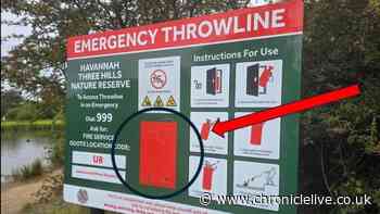 Warning issued after life-saving throwline boards targeted by vandals in three Newcastle parks
