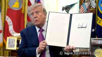 Trump signs order renaming Lake Ontario as 'Lake America' in the United States