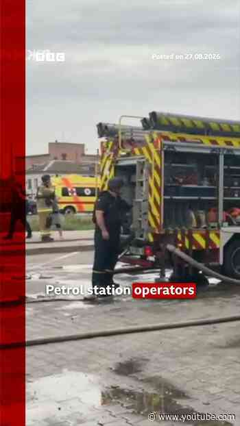 Russia's campaign to destroy petrol stations in Ukraine. #BBCNews