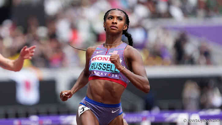 Masai Russell breaks 100m hurdles world record in Zurich
