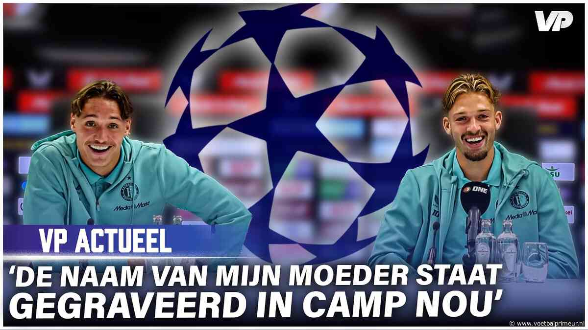 Feyenoord-spelers kiezen favoriete club bij CL-loting: 'Droom om daar te spelen'