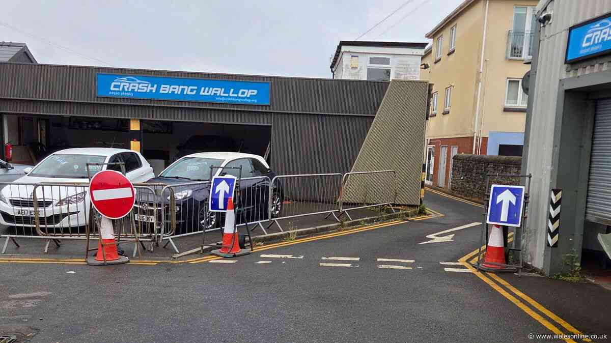 Diversion caused 20 cars to crash into Cardiff repair centre, says business owner