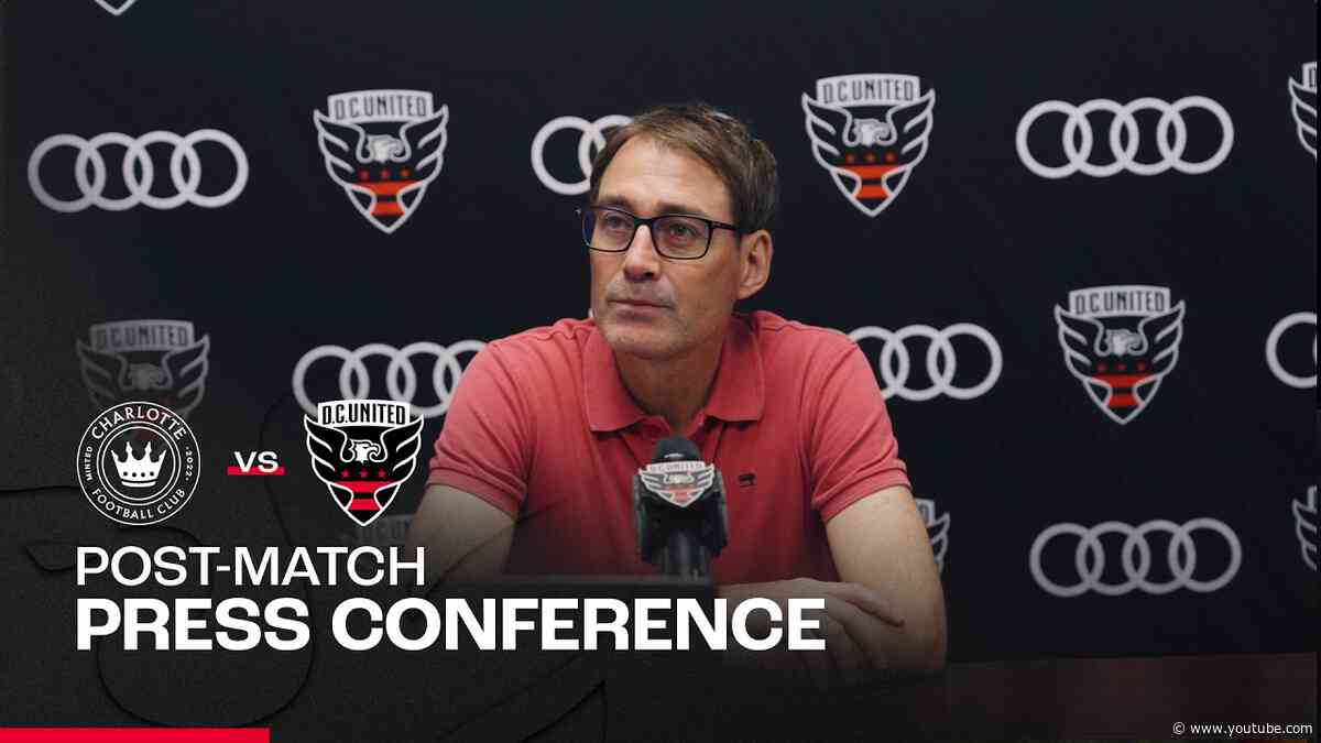 René Weiler Post-Match Press Conference | Charlotte FC vs D.C. United | MLS 2026