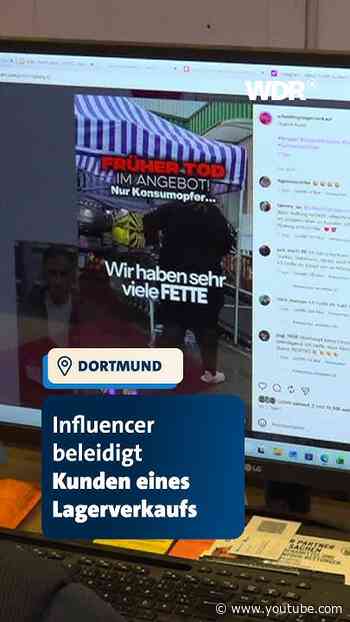 Influencer beleidigt Kunden I WDR #shorts