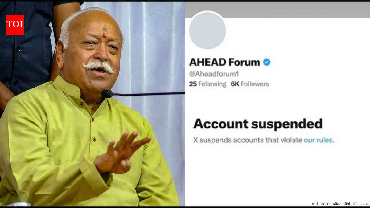 Hours after blocking, X restores account of organisation hosting Bhagwat in New York
