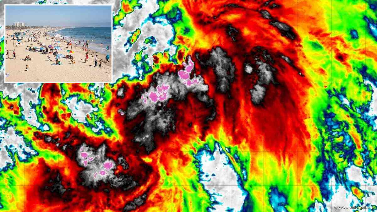 Tropical Storm Karina projected to impact millions as rare cyclone targets California