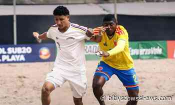 Colombia derrota a Venezuela en el Sudamericano Sub-20 de fútbol playa