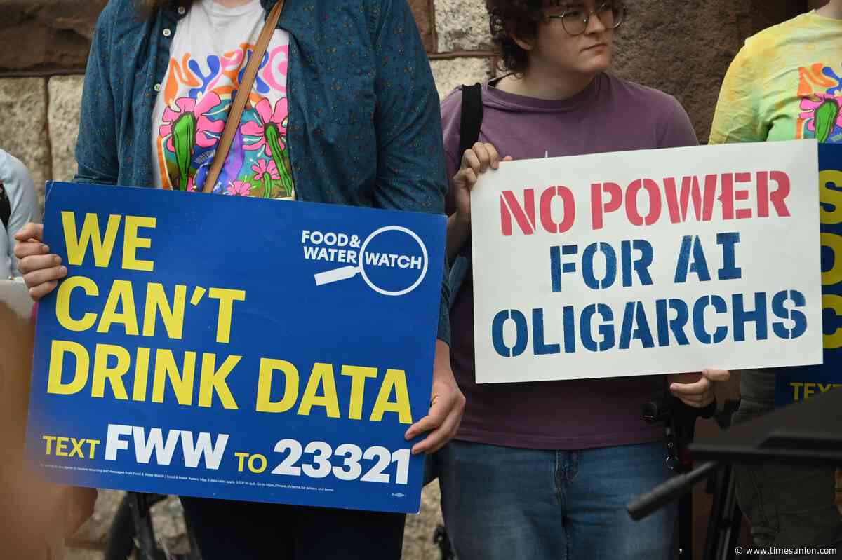 NYC lawmaker returns to Albany on 'Stop Data Centers' tour