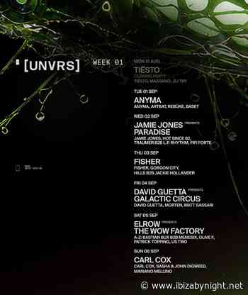 [UNVRS] Ibiza:  August 31st- September 6th, 2026 program!