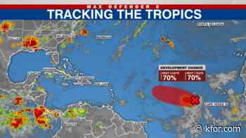 Tropical Storm Dolly forms in the Atlantic