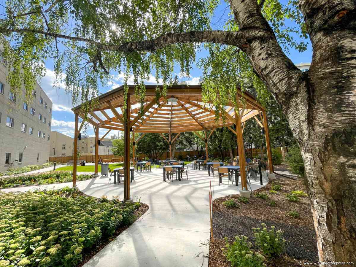 Doctor pays $500K to revamp courtyard at care home where he works