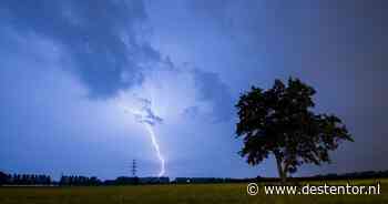 Bewolkt en kans op onweersbuien op Urk in de nacht