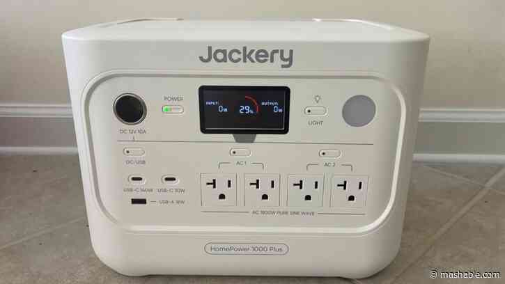 Jackery just launched the HomePower 1000 Plus V2 power station with 3,600W peak surge and quick recharging