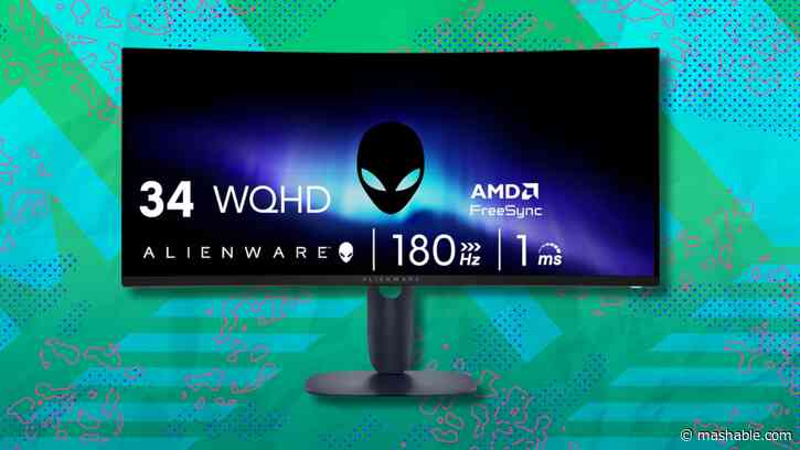 Rare Alienware deal: Get $60 off the Alienware 34 240Hz QD-OLED curved monitor