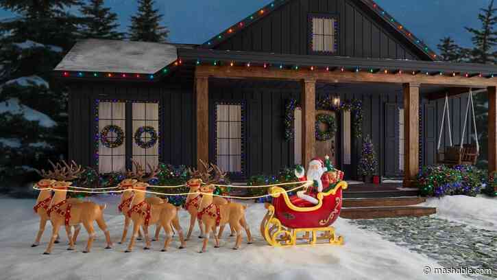 Home Depot is kicking off the holidays with a 10-foot polar bear and a Santa you control from your phone