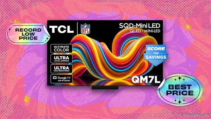 TCL TV deal alert: Get this stunning 65-inch Mini-LED TV for $602 off at Amazon