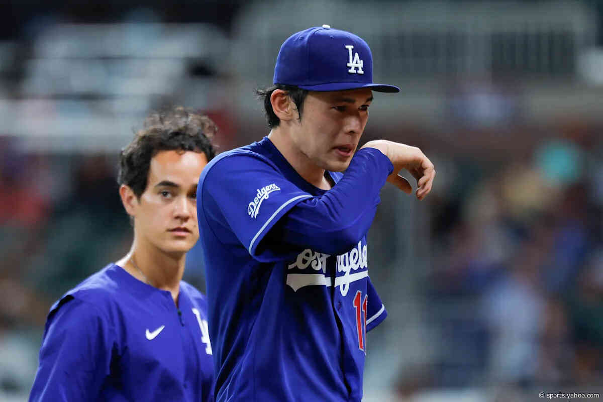 Dodgers place Roki Sasaki on IL with blister on right middle finger; Eric Lauer expected to take rotation spot