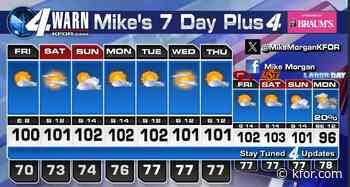 Lunar Eclipse tonight, heat wave building back in.