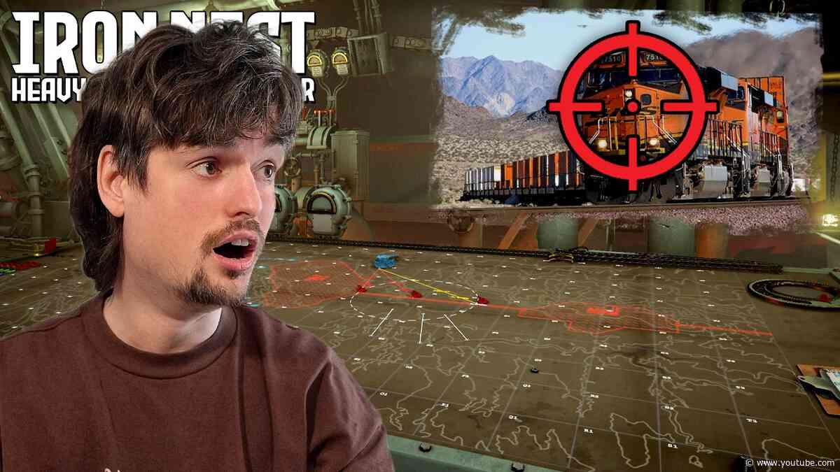 Mijn artillerieturret moet een rijdende trein blasten (Iron Nest - Deel 2)