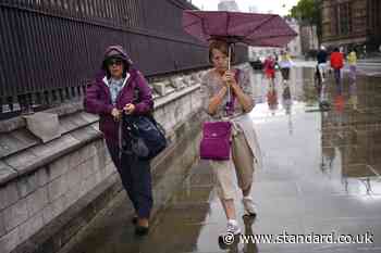 Wet bank holiday forecast amid possible gales and thunder