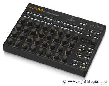 Behringer BCR32 MIDI Controller & Sequencer Now Available To Pre-Order