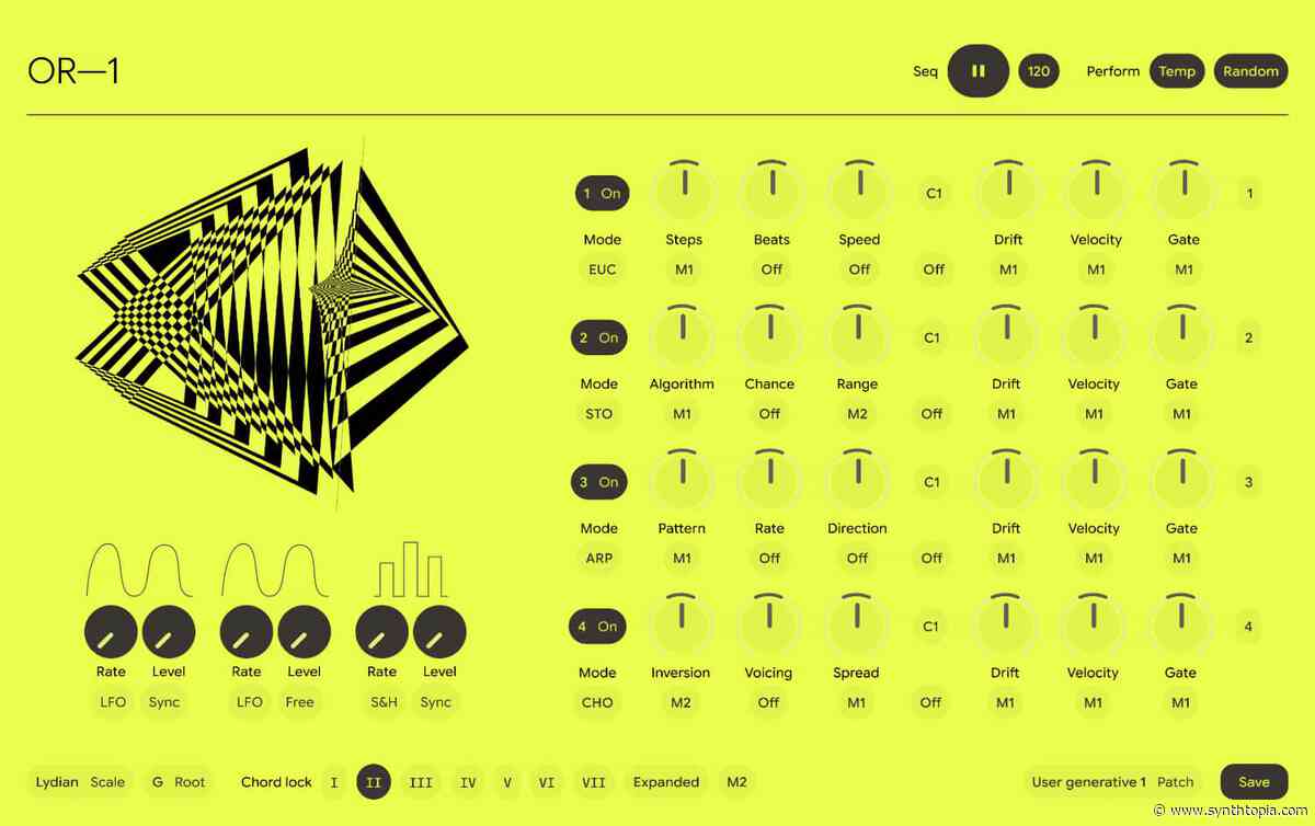 Free Generative Sequencer For iPad & Mac, Organismi OR-1