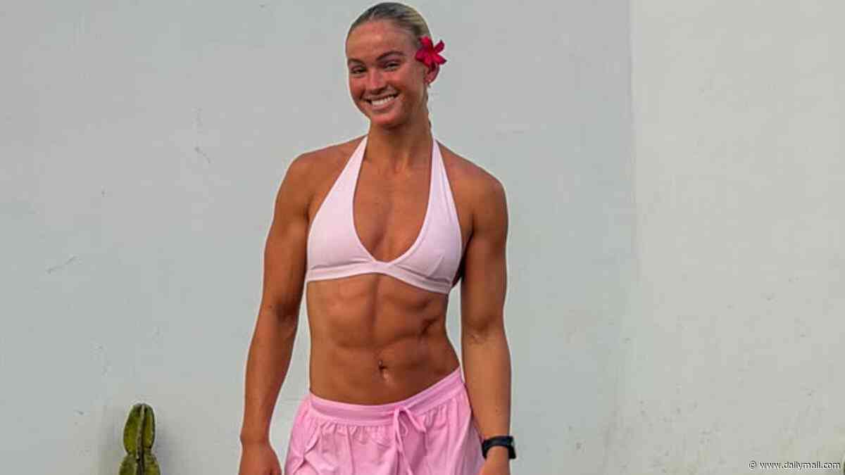 Channel Seven reporter goes viral for her muscular biceps as fans beg for her workout regime': 'What are you doing to grow arms like that?'