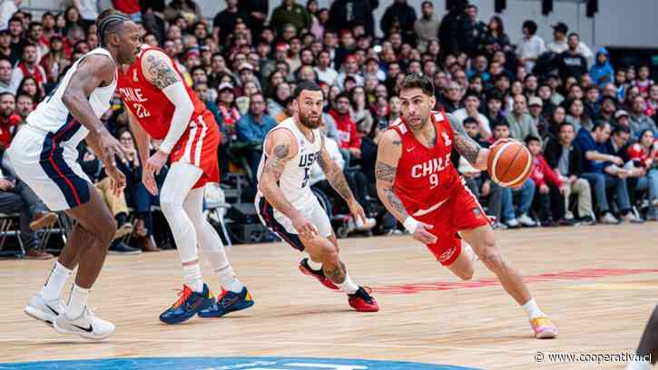 Chile sucumbió ante el poderío de Estados Unidos en las Clasificatorias al Mundial de Baloncesto