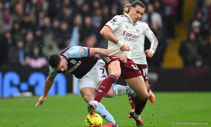 Aston Villa captain admits Arsenal star’s power completely caught him off guard
