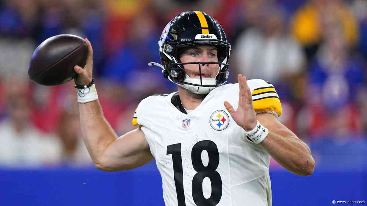 McCarthy says Steelers' 4 QBs have earned spots