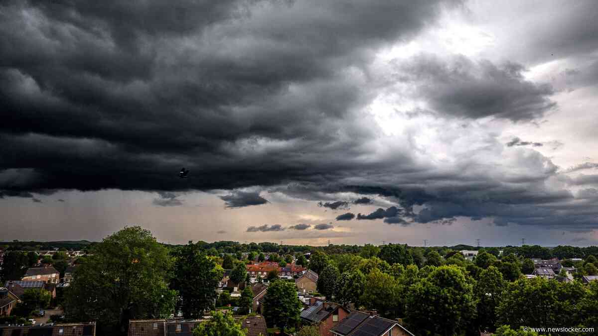 Code geel vanwege onweersbuien: na regenachtige nacht eerst nog op veel plekken droog