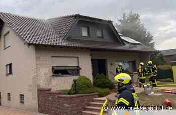 FW Heimbach: Küchenbrand im Stadtteil Vlatten - zwei Personen verletzt