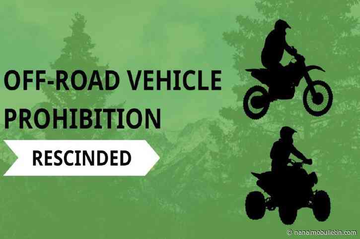 Bans lifted on off-road vehicles in select B.C. fire centres