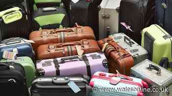 Easily spot suitcases at baggage claim using simple tape trick