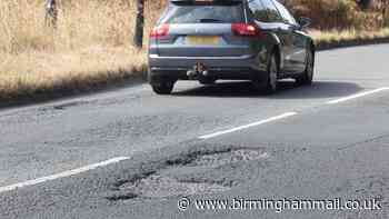 Sutton Coldfield road crowned Birmingham's 'pothole capital' as claim figures revealed