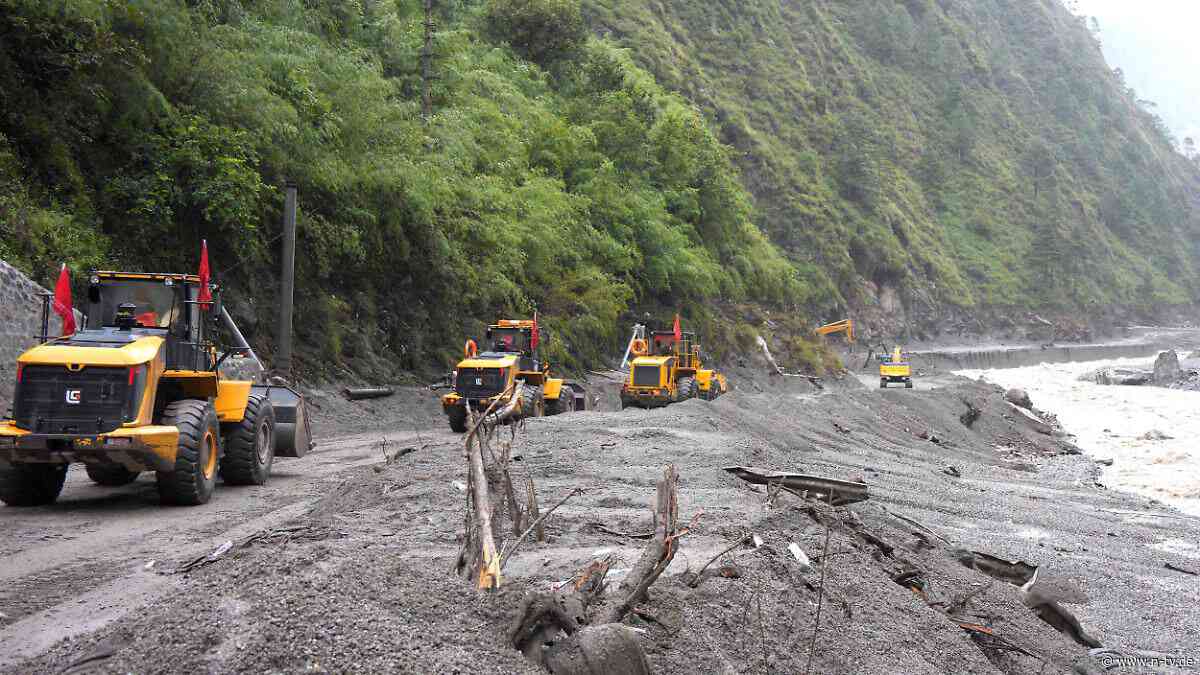 See tritt über die Ufer: Sucheinsatz im Katastrophengebiet in Tibet gestoppt