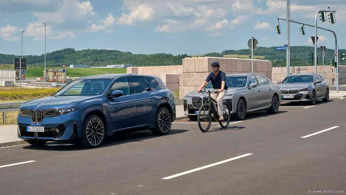 BMW’s iX3 Locks Doors Briefly To Stop Cyclist Collisions