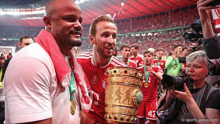 What is the aim for Kompany, Kane and Bayern?