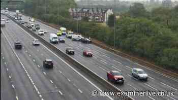 M1 lanes shut LIVE near Wakefield after crash as emergency services at scene