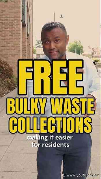 Free Bulky Waste Coming September
