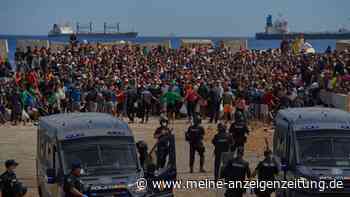 Wut in Ceuta: Anwohner blockieren Zufahrt des Roten Kreuzes zu Migranten