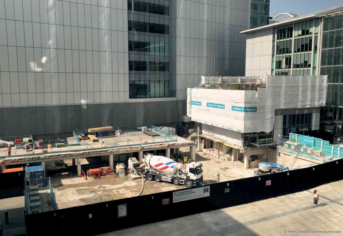 John F Hunt starts basement build at Tenter House