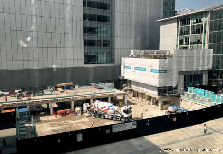 John F Hunt starts basement build at Tenter House