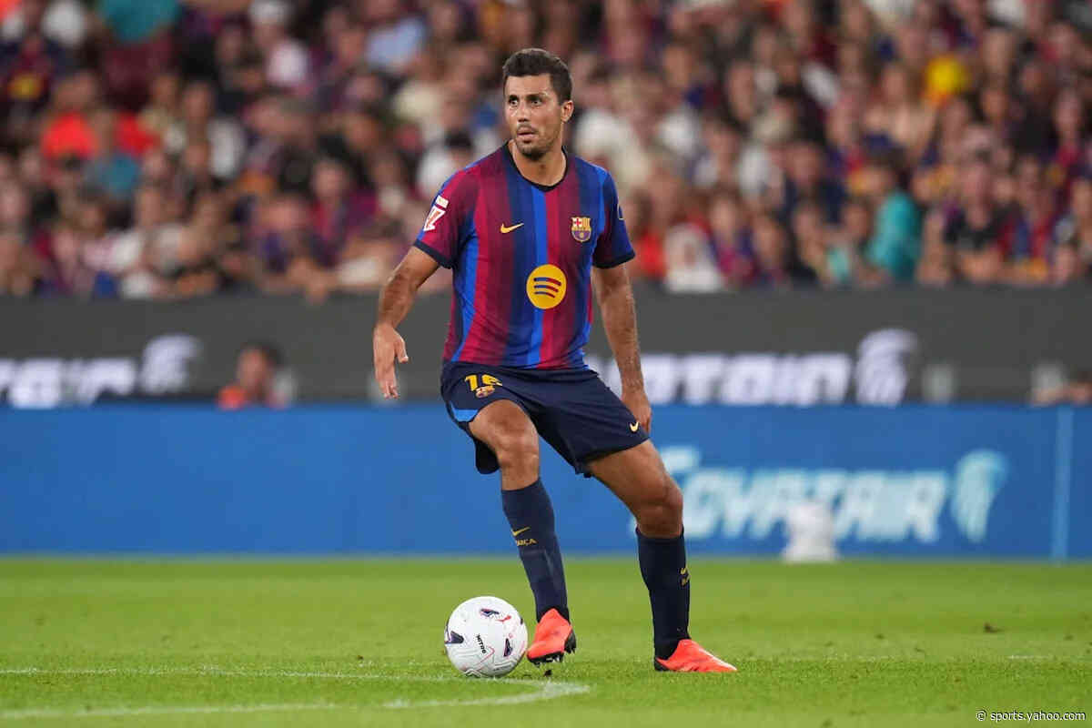 Rodri lifts Lamine Yamal’s spirit after making Barcelona debut: ‘The goals will come’