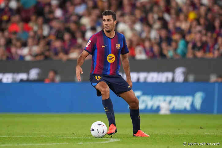 Rodri lifts Lamine Yamal’s spirit after making Barcelona debut: ‘The goals will come’
