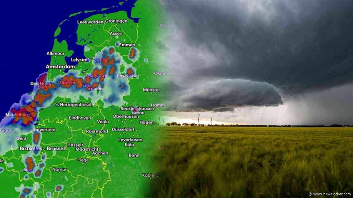 Nog meer stevige buien op komst: hier gaat het los
