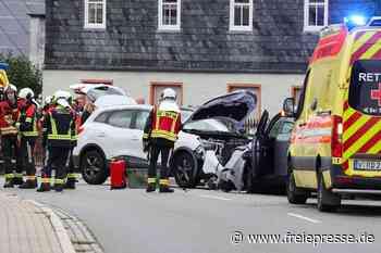 Unfall am Freitag in Meerane: Zwickauer Straße voll gesperrt